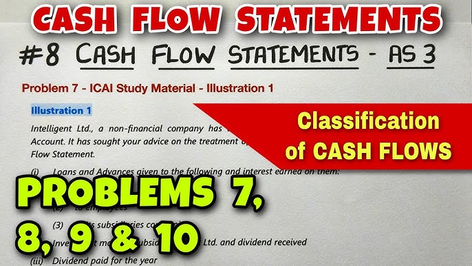 8. The Cash Flow statement